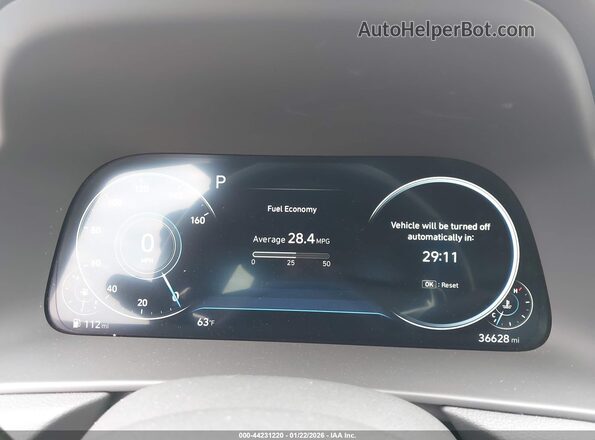 5NPEJ4J26MH077894 2021 HYUNDAI SONATA Серый Вид задних сидений