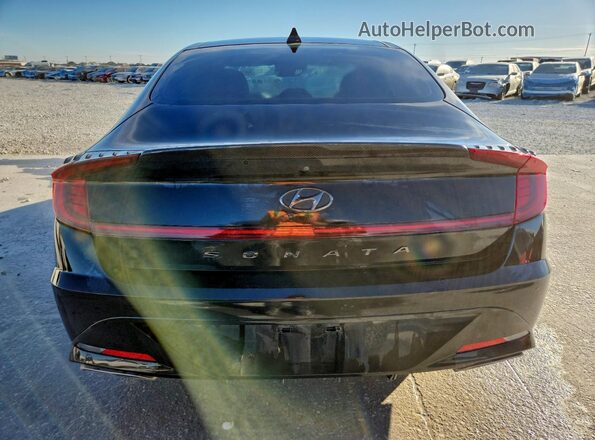 5NPEK4JC9NH146455 2022 HYUNDAI SONATA Black Rear view