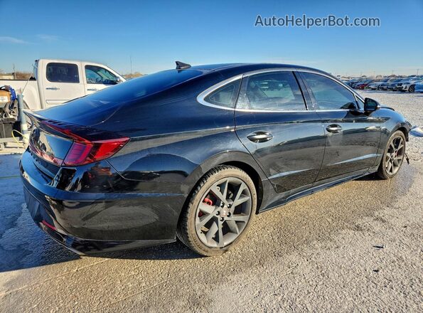5NPEK4JC9NH146455 2022 HYUNDAI SONATA Black Rear right