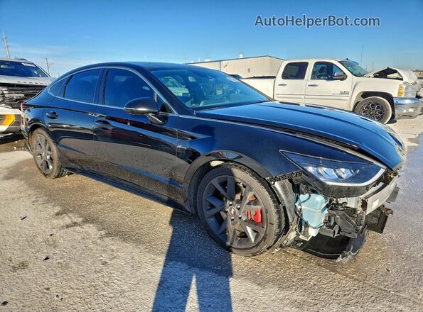 5NPEK4JC9NH146455 2022 HYUNDAI SONATA Black Front right