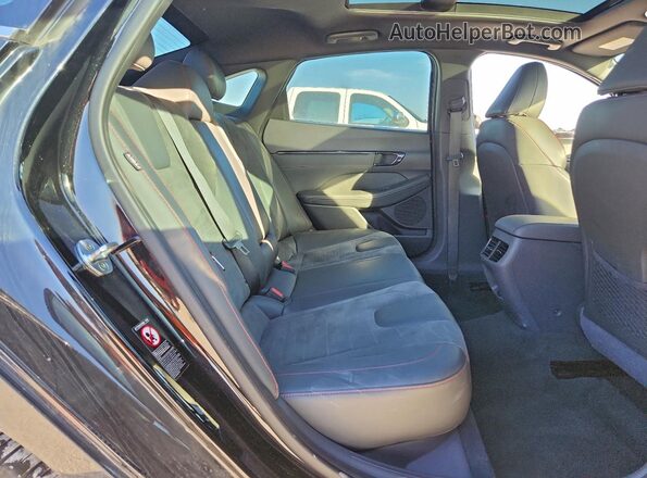 5NPEK4JC9NH146455 2022 HYUNDAI SONATA Black Rear seats view