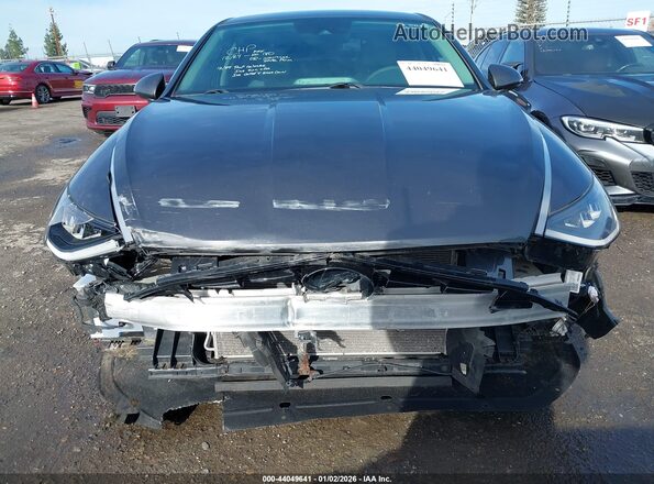 5NPEL4JA0MH074085 2021 HYUNDAI SONATA Gray Вид задньої частини салону