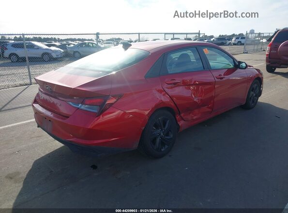 5NPLM4AG4PH119364 2023 HYUNDAI ELANTRA Red 