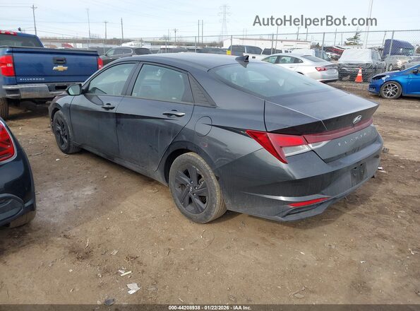 5NPLM4AG6NH083156 2022 HYUNDAI ELANTRA Gray Հետևի ձախ