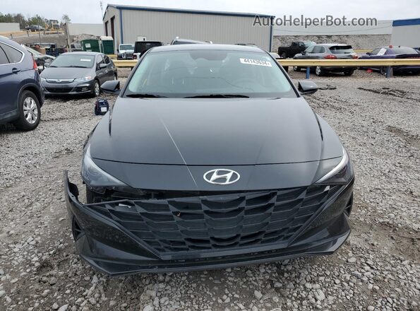 5NPLM4AG8MH027914 2021 HYUNDAI ELANTRA Black Front view