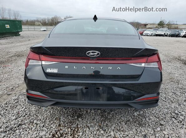 5NPLM4AG8MH027914 2021 HYUNDAI ELANTRA Black Rear view