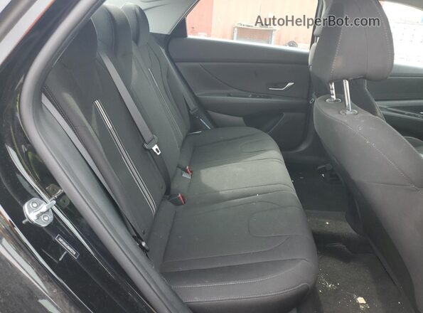 5NPLM4AG8MH027914 2021 HYUNDAI ELANTRA Black Rear seats view