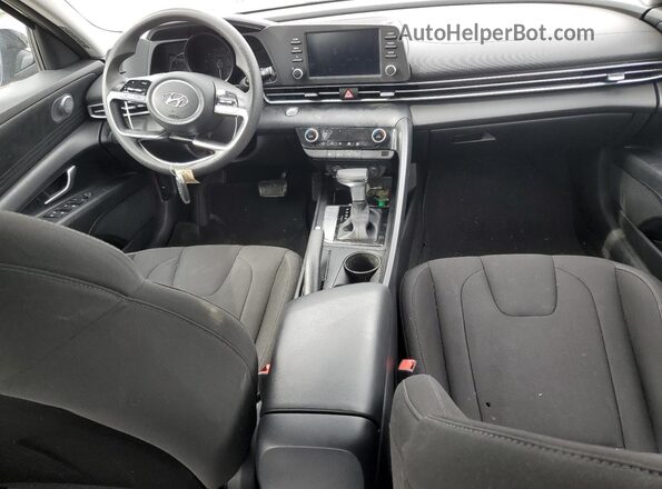 5NPLM4AG8MH027914 2021 HYUNDAI ELANTRA Black Dashboard view