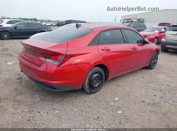 5NPLM4AG8NH066763 2022 HYUNDAI ELANTRA Red Rear right