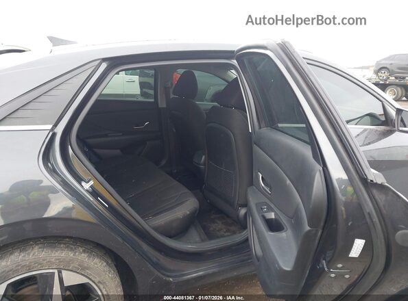 5NPLN4AG4NH075845 2022 HYUNDAI ELANTRA Gray Вид наклейки з VIN-кодом