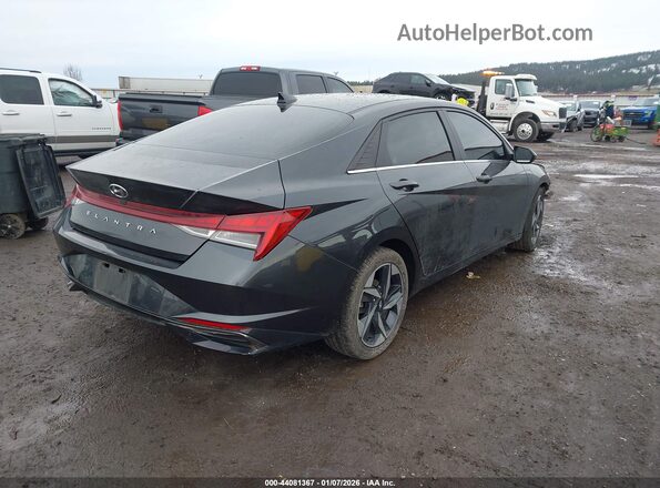 5NPLN4AG4NH075845 2022 HYUNDAI ELANTRA Gray Задня права чверть