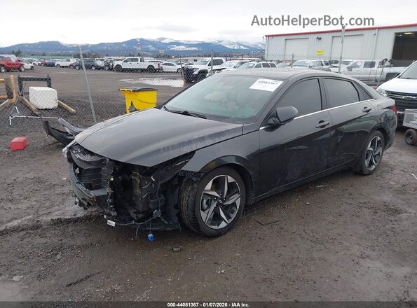 5NPLN4AG4NH075845 2022 HYUNDAI ELANTRA Gray Передня ліва чверть