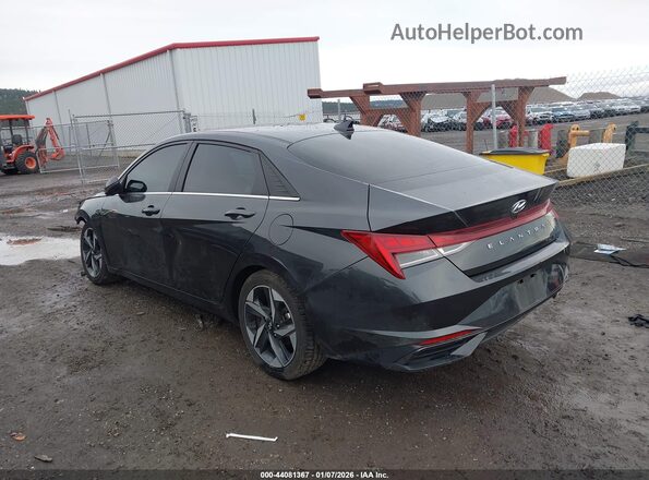 5NPLN4AG4NH075845 2022 HYUNDAI ELANTRA Gray Задня ліва чверть