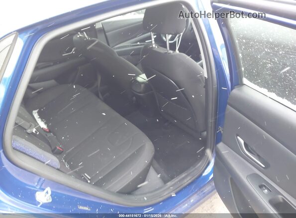 5NPLN4AG8MH006509 2021 HYUNDAI ELANTRA Blue VIN կոդի պիտակի տեսք