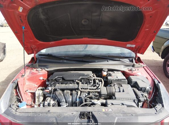 5NPLN4AGXNH057592 2022 HYUNDAI ELANTRA Red Rear view