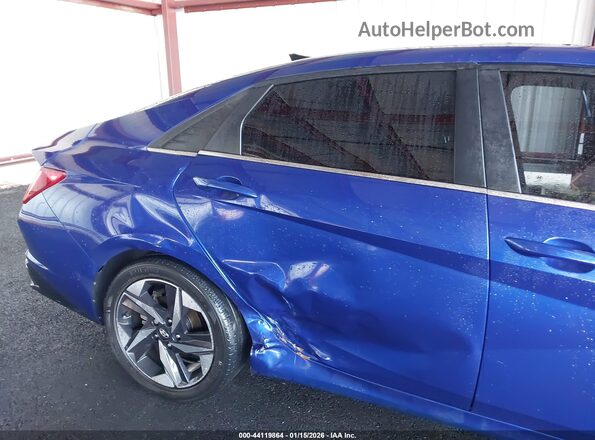 5NPLP4AG1MH040169 2021 HYUNDAI ELANTRA Blue Դիմացի տեսք