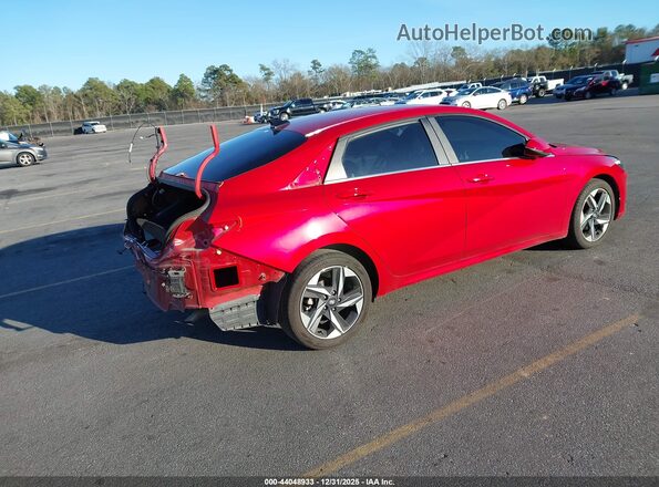 5NPLP4AG2MH014440 2021 HYUNDAI ELANTRA Red Trasero derecho