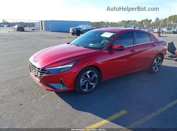 5NPLP4AG2MH014440 2021 HYUNDAI ELANTRA Red Vista tres cuartos delantera izquierda