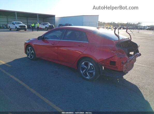 5NPLP4AG2MH014440 2021 HYUNDAI ELANTRA Red Trasero izquierdo