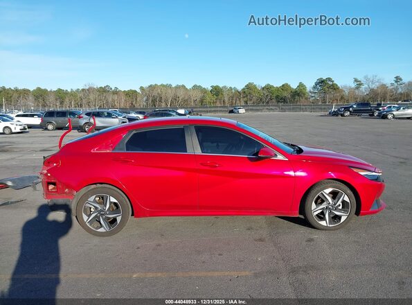 5NPLP4AG2MH014440 2021 HYUNDAI ELANTRA Red Vista interior trasera