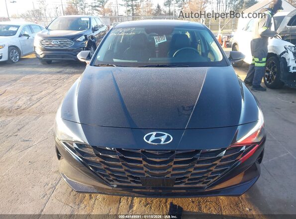 5NPLP4AG5PH119851 2023 HYUNDAI ELANTRA Black Вид щитка приладів