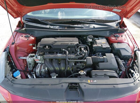5NPLS4AG4MH016799 2021 HYUNDAI ELANTRA Red Widok z tyłu