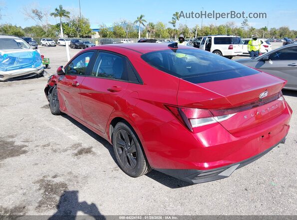 5NPLS4AG4MH016799 2021 HYUNDAI ELANTRA Red Tył lewy