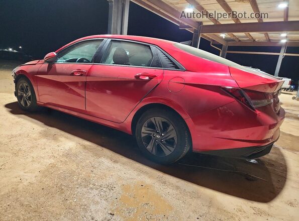 5NPLS4AGXNH062686 2022 HYUNDAI ELANTRA Red უკანა მარცხენა