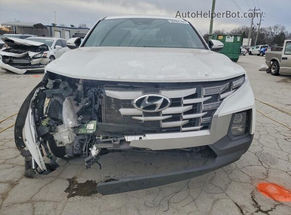 5NTJB4AE1NH006210 2022 HYUNDAI SANTA White Widok z przodu