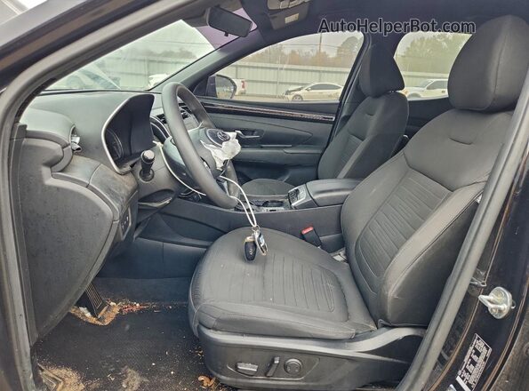 5NTJB4AE7NH024789 2022 HYUNDAI SANTA Black Front interior view