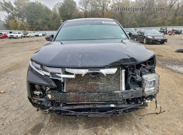 5NTJB4AE7NH024789 2022 HYUNDAI SANTA Black Front view