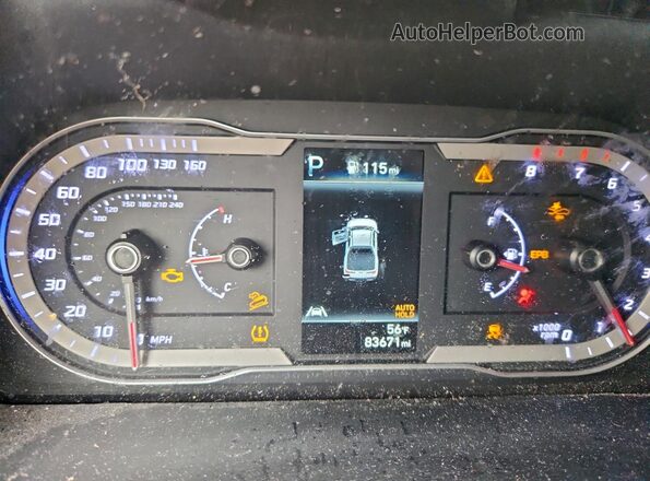 5NTJB4AE7NH024789 2022 HYUNDAI SANTA Black Instrument cluster view