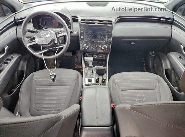 5NTJB4AE7NH024789 2022 HYUNDAI SANTA Black Dashboard view