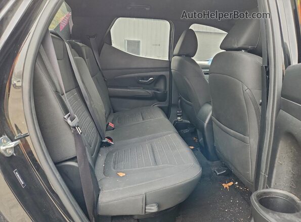5NTJB4AE7NH024789 2022 HYUNDAI SANTA Black Rear seats view