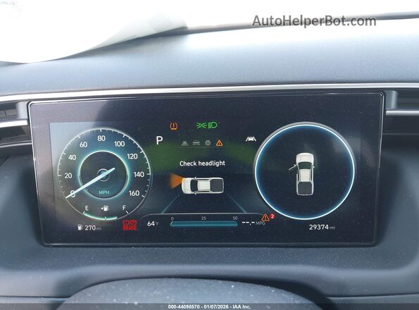 5NTJCDAE4PH045664 2023 HYUNDAI SANTA CRUZ White Հետևի նստատեղերի տեսք