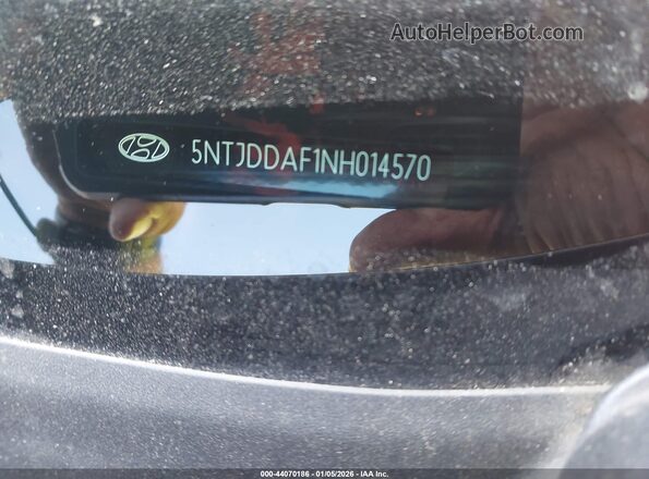 5NTJDDAF1NH014570 2022 HYUNDAI SANTA CRUZ Black Engine compartment view