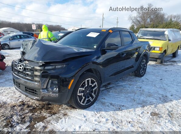 5NTJEDDF7SH128724 2025 HYUNDAI SANTA CRUZ Black Առջևի ձախ երեք քառորդ տեսարան