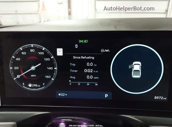 5NTJEDDFXSH152113 2025 HYUNDAI SANTA CRUZ Green Widok tylnych siedzeń