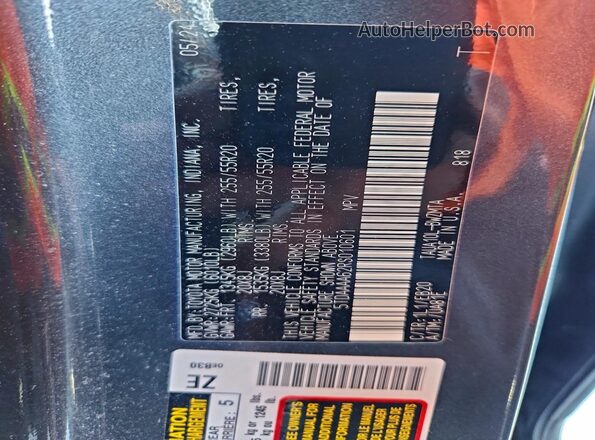 5TDAAAA62RS010601 2024 LEXUS TX Charcoal Widok wnętrza 360 stopni