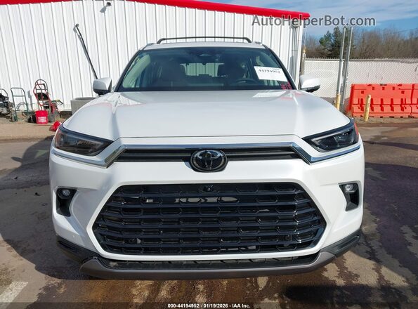 5TDAAAB50TS113237 2026 TOYOTA GRAND HIGHLANDER White Widok zestawu wskaźników