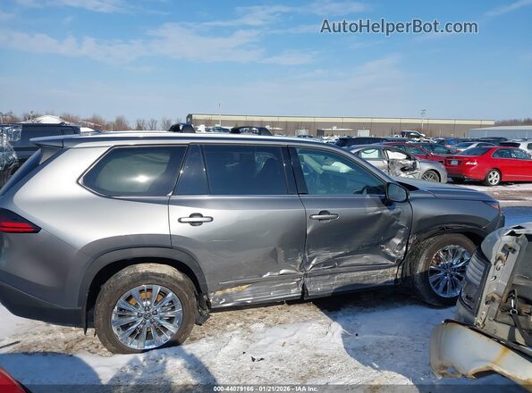 5TDAAAB51SS090064 2025 TOYOTA GRAND HIGHLANDER Gray Widok wnętrza z tyłu
