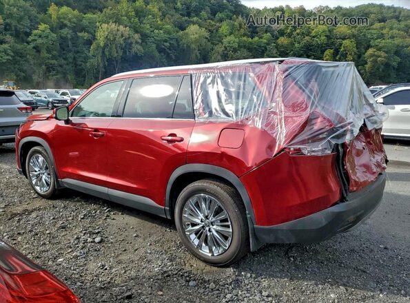 5TDAAAB52SS081132 2025 TOYOTA GRAND Бордовый Задняя левая четверть