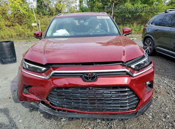 5TDAAAB52SS081132 2025 TOYOTA GRAND Бордовый Вид спереди