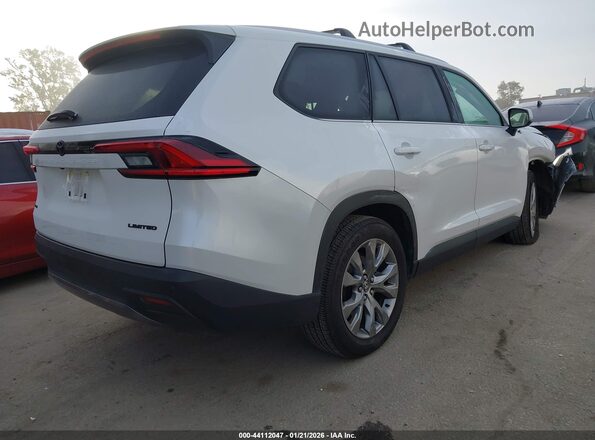 5TDAAAB5XSS071609 2025 TOYOTA LIMITED White Задня права чверть