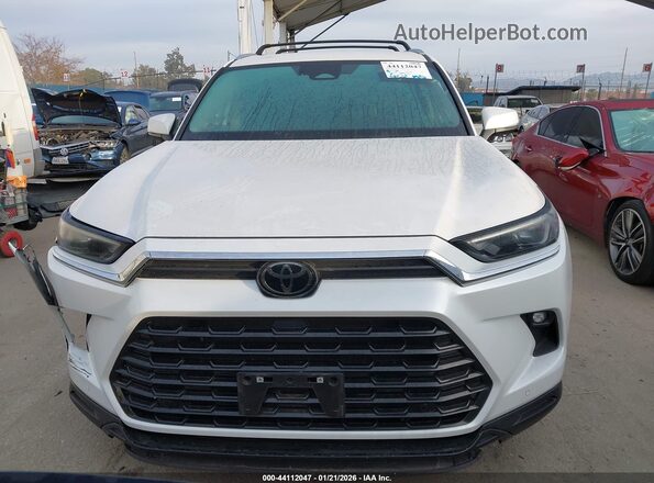 5TDAAAB5XSS071609 2025 TOYOTA LIMITED White Вид щитка приладів