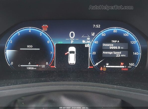 5TDAAAB5XSS071609 2025 TOYOTA LIMITED White Вид задніх сидінь