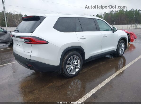 5TDAAAB5XSS096185 2025 TOYOTA GRAND HIGHLANDER White უკანა მარჯვენა