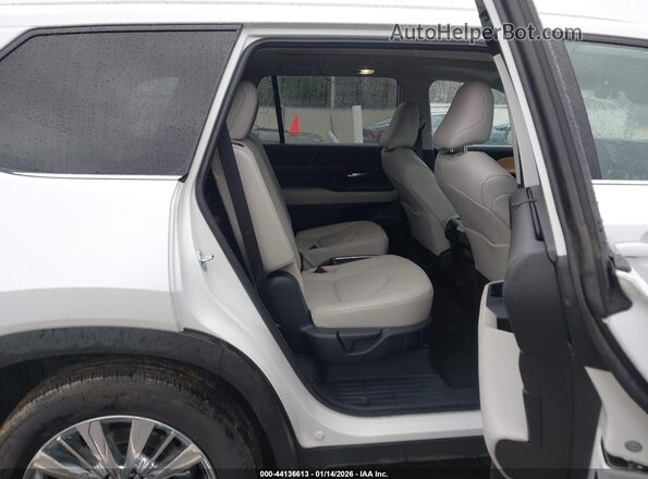 5TDAAAB5XSS096185 2025 TOYOTA GRAND HIGHLANDER White VIN კოდის სტიკერის ხედი