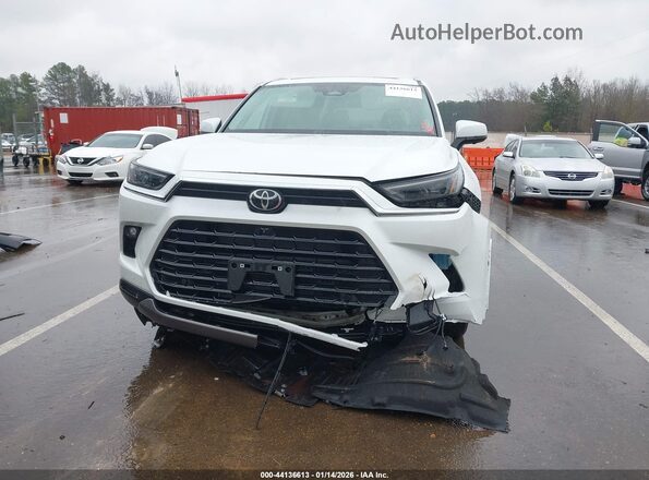 5TDAAAB5XSS096185 2025 TOYOTA GRAND HIGHLANDER White წინა ხედი