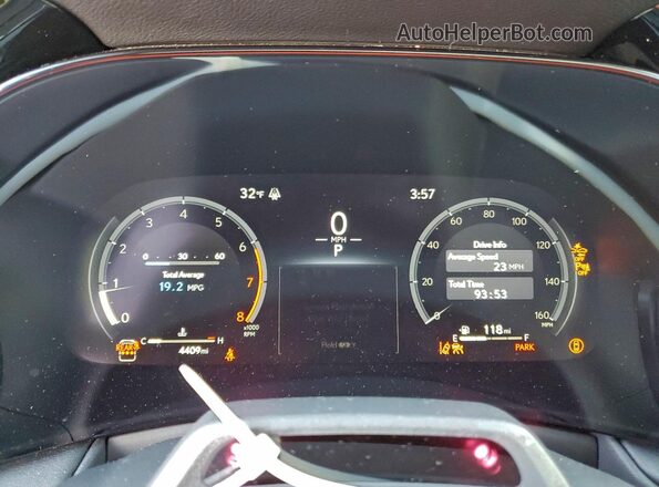 5TDAAAB61SS040774 2025 LEXUS TX Синий Вид щитка приборов